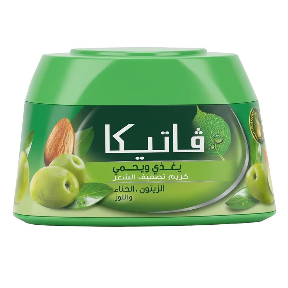 كريم تصفيف الشعر بالزيتون والحناء واللوز من فاتيكا منز – 140 مل