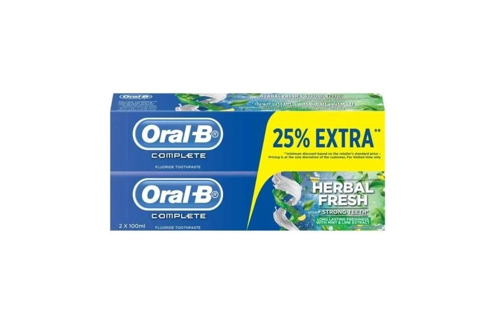 معجون اسنان اورال بي  2*100 مل