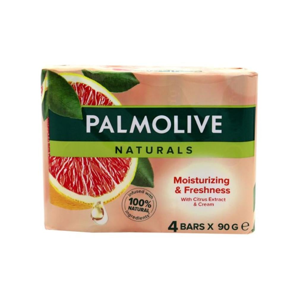 بالموليف ناتشورالز صابون بالحمضيات والكريم  4حبات 90 جم