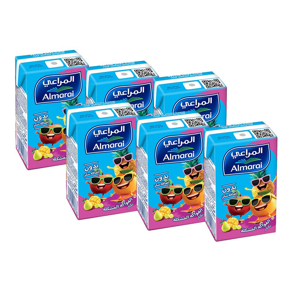 المراعي نكتار الفواكة المشكلة - 6 حبات × 140 مل