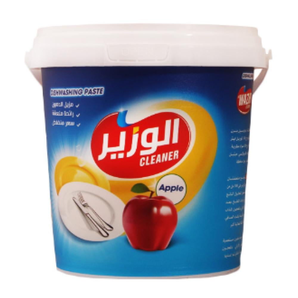 الوزير معجون تنظيف الأواني برائحة التفاح – 750 جرام