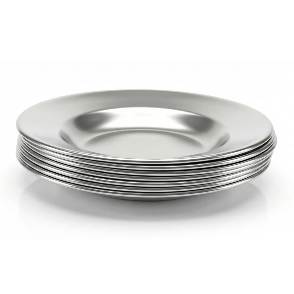 طقم صحون ستيل – 1 طقم × 7 حبات - AL-7854