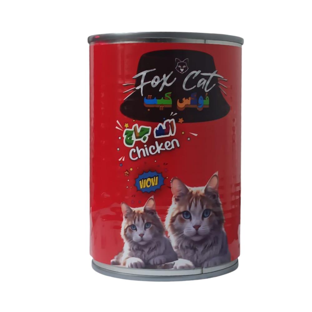 طعام للقطط  الدجاج |400|جرام من فوكس  كات