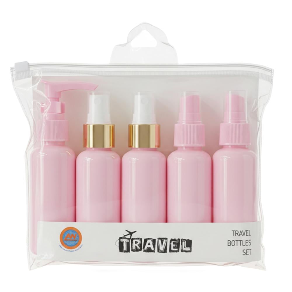 مجموعة بخاخات لتعبئة مستحضرات التجميل من عالم الوسام – 5 قطع