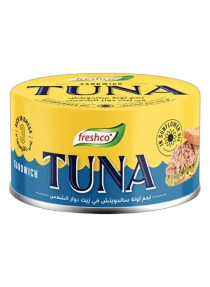 لحم تونة ساندوتش في زيت دوار الشمس من فريشكو - 185 جرام