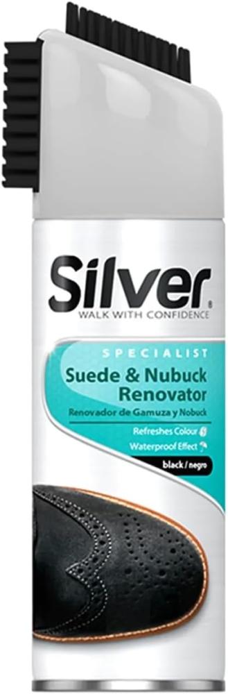 سيلفر ملمع الأحذية بخاخ أسود 200 مل
