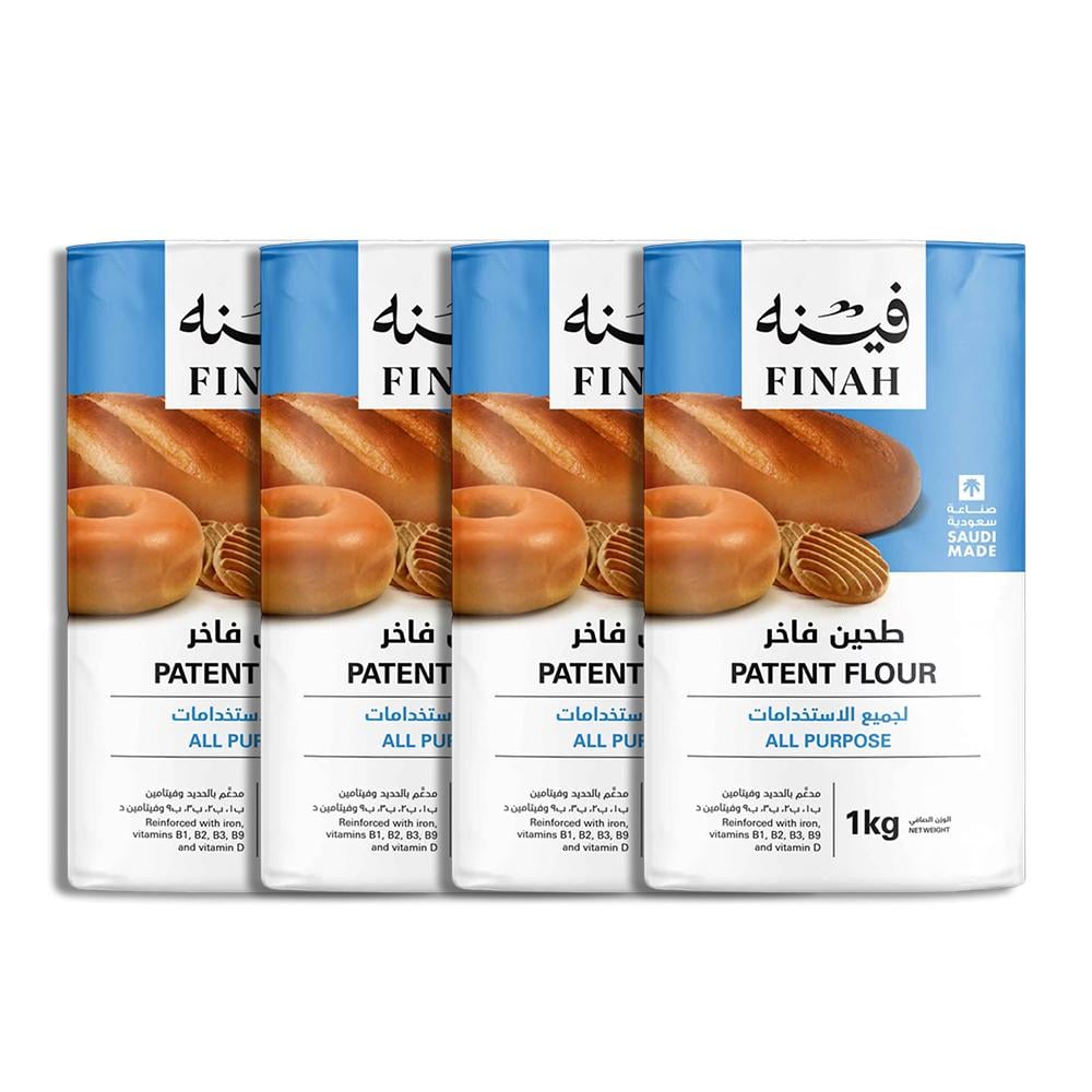 طحين فينة الفاخر متعدد الاستخدامات – 4 × 1 كجم