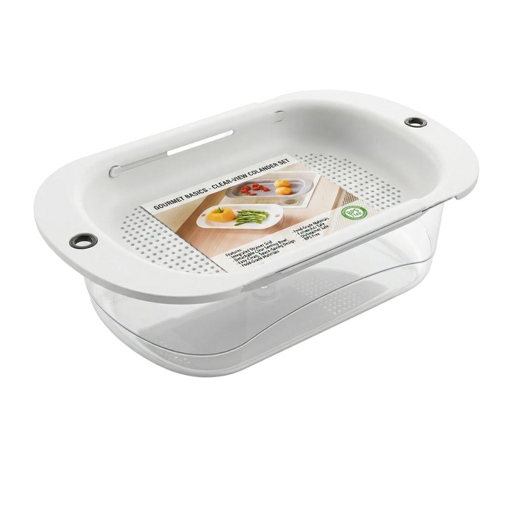 مصفاة أكريلك مزدوج قابلة للتمديد