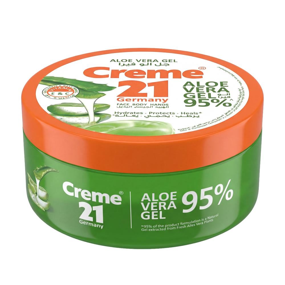 جل ألوفيرا النقي للوجه والجسم من كريم 21 – 300 مل