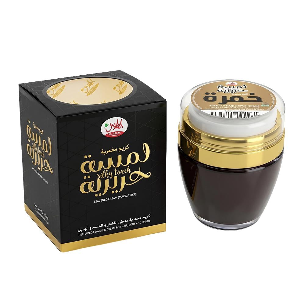 الهلال كريم مخمرية معطر للشعر والجسم واليدين خمرة – 25 جرام