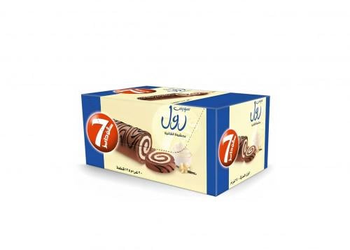 كيك سفن دايز بار لف فانيليا 12*25 جرام