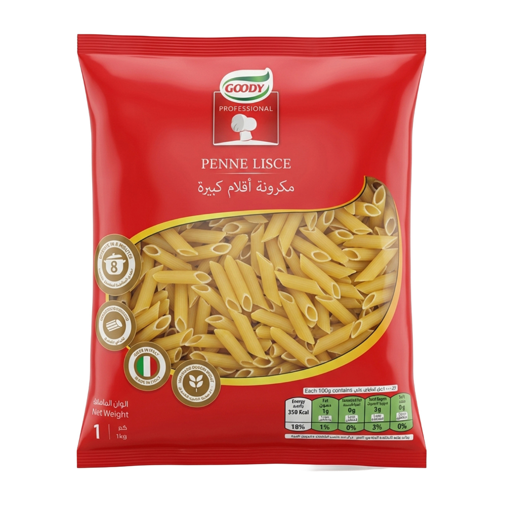مكرونة أقلام كبيرة من قودي – 1 كيلو