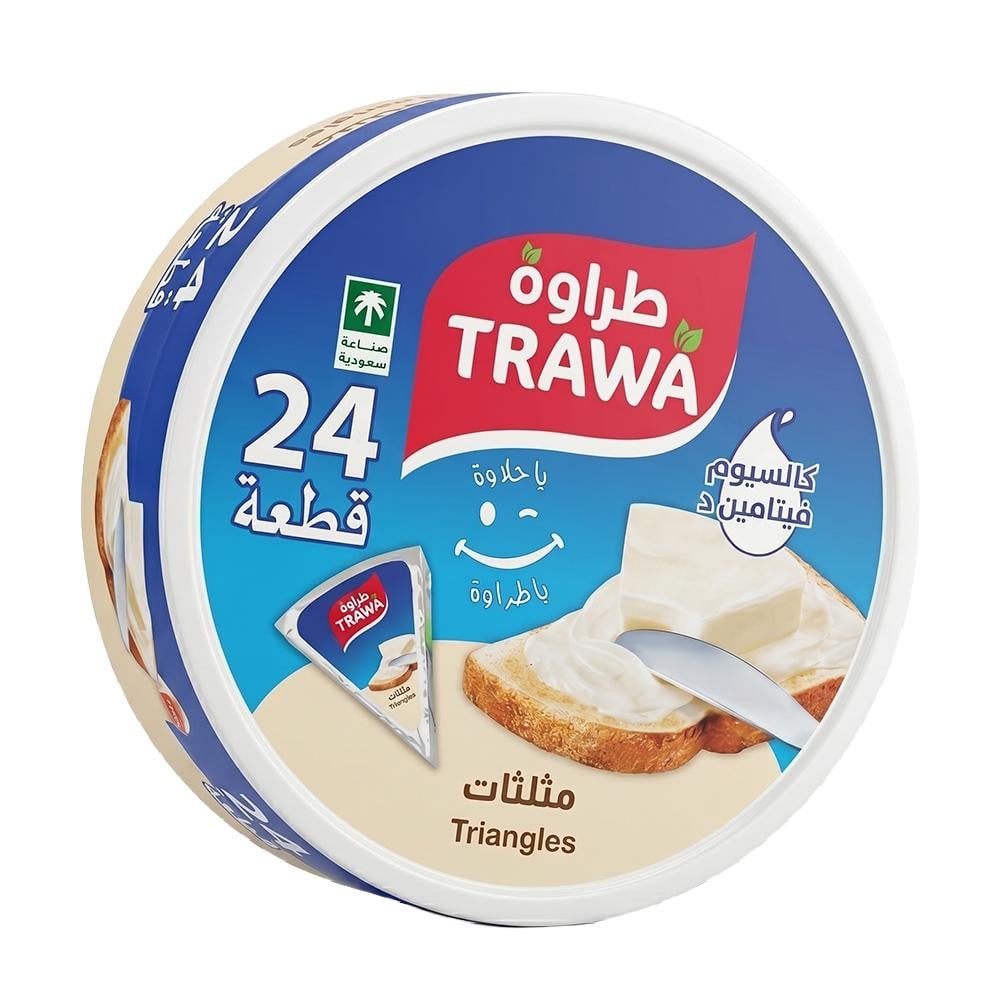 طراوة جبنة مثلثات – 1 علبة  × 24 قطعة