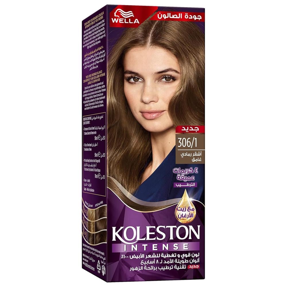 صبغة شعر أشقر رمادي غامق 306/1 من ويلا – 110 مل