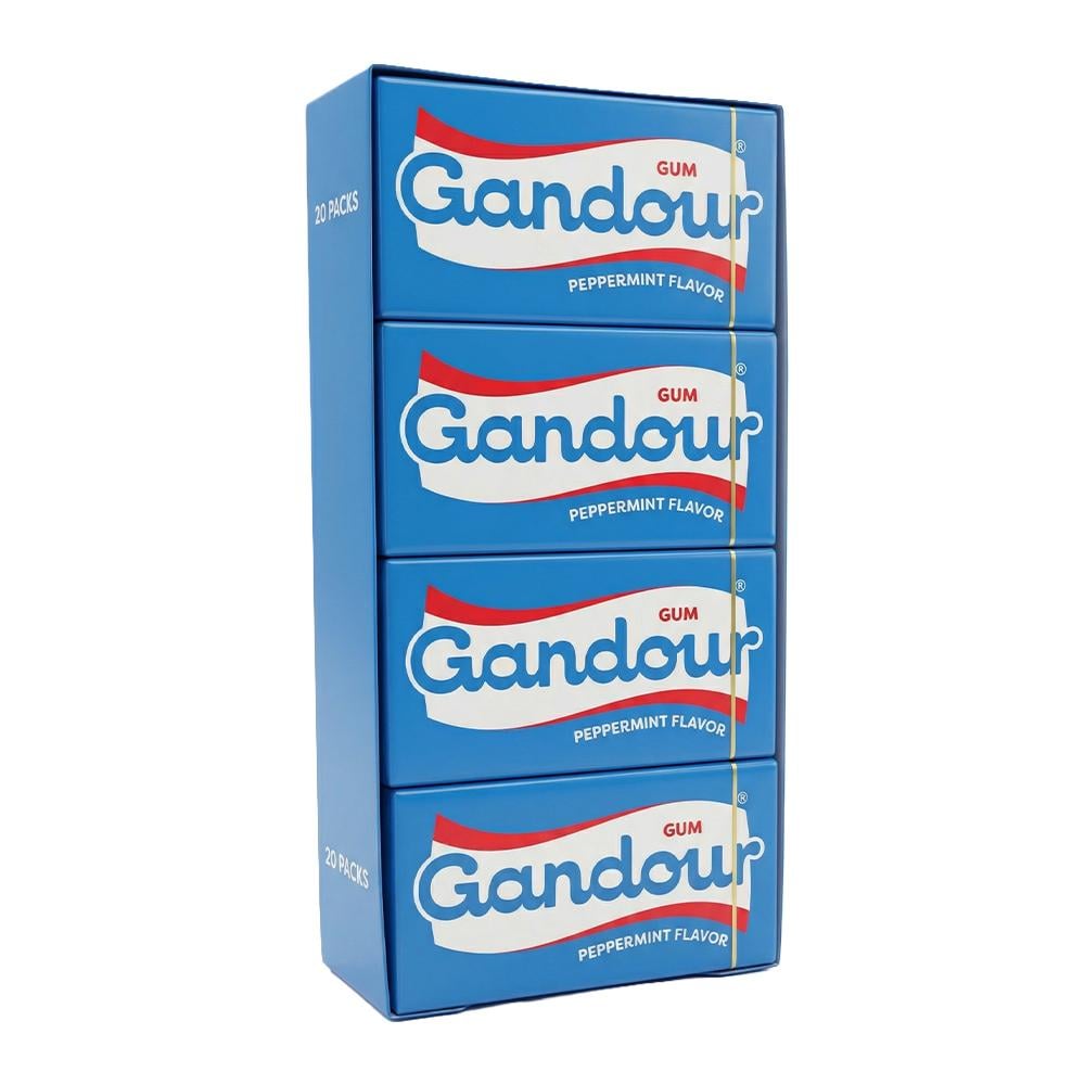 لبان بنكهة النعناع من غندور – 1 عبوة × 20 حبة