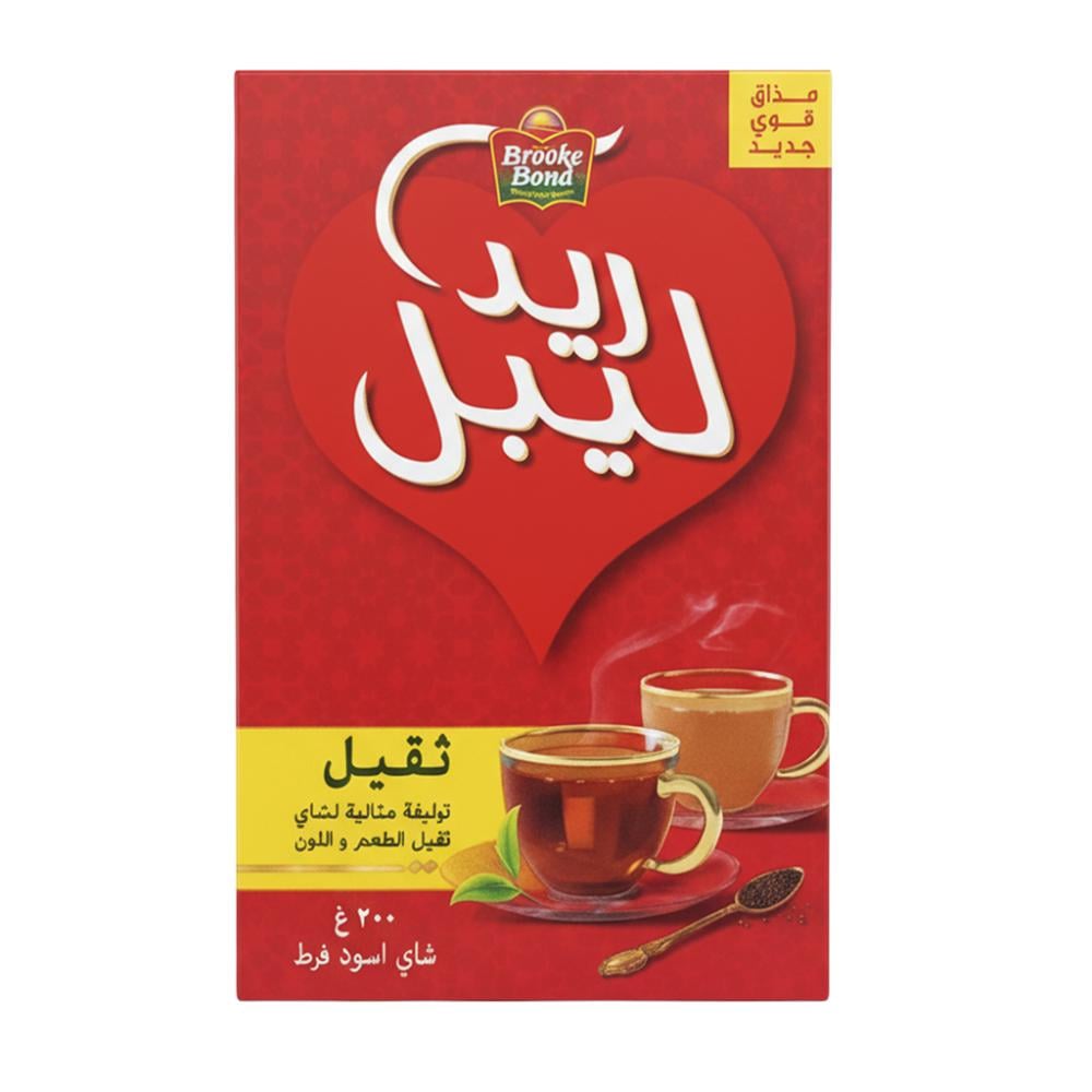 شاي أسود ثقيل من ريد ليبل – 200 جرام