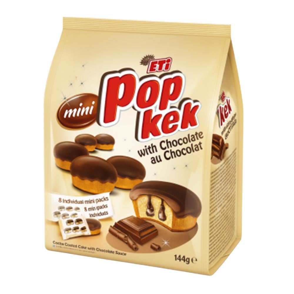 كيك بصلصة الشوكولاتة مكسو بالكاكاو من بوب – 1 كيس × 8 حبات