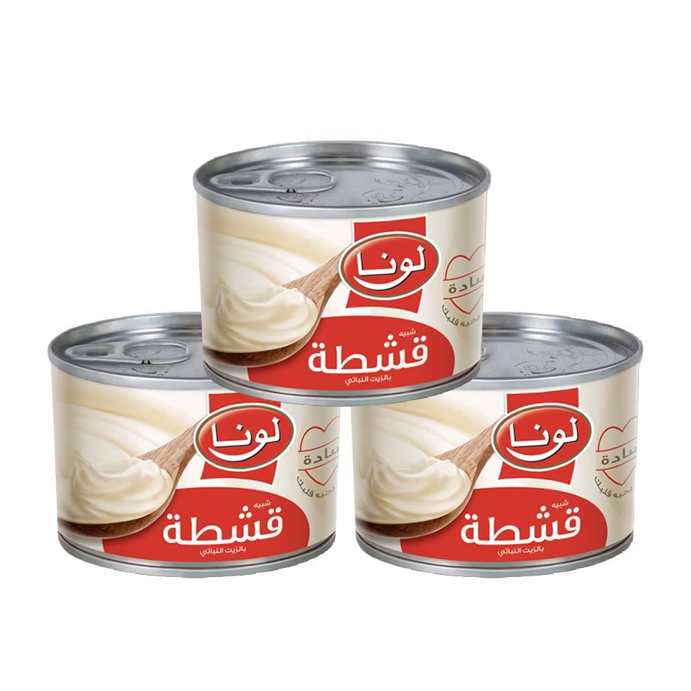 لونا قشطة نباتي – 3 حبات × 155 جرام
