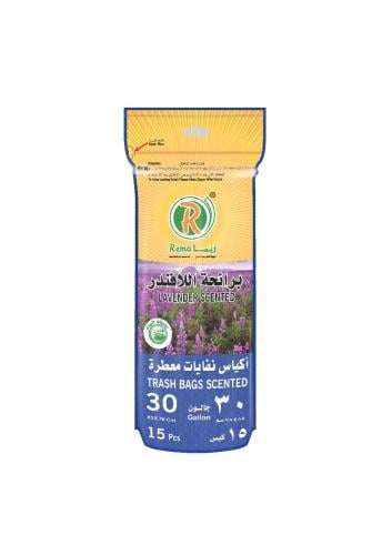 ريما اكياس نفايات معطر لافندر 30 جالون