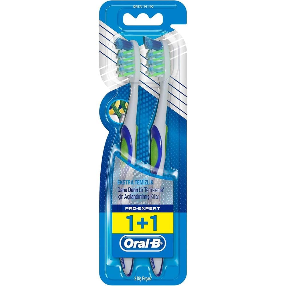 فرش Oral-B Pro-Expert لتنظيف مضاعف – عبوة مزدوجة