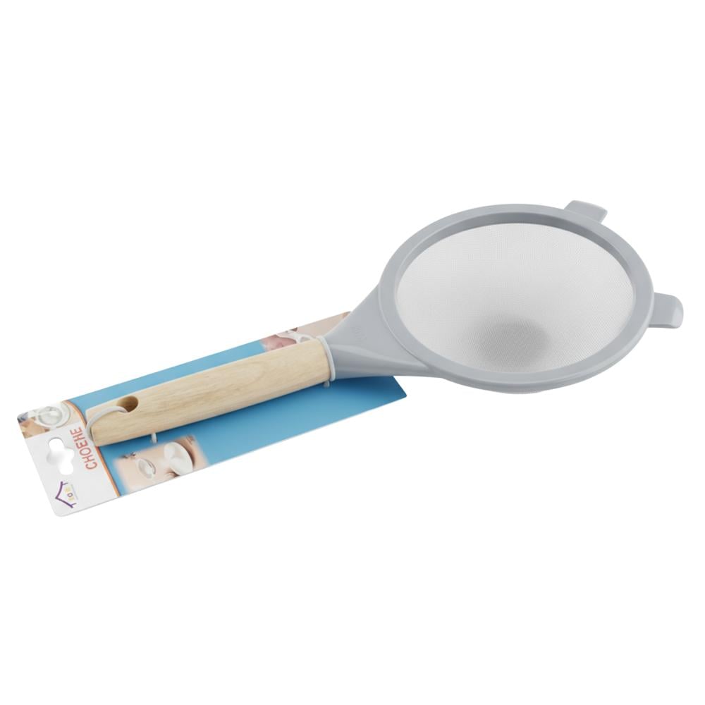 مصفاة بلاستيك بمقبض خشبي - AL-10336-2