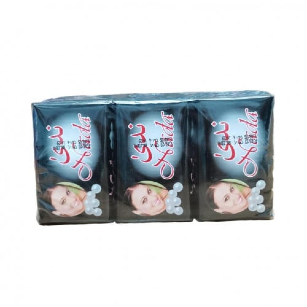 صابون العائلة  الأسود من ندى – 6 حبات × 60 جرام