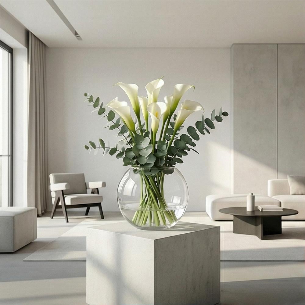 طقم فازات زجاج شفاف – 1 طقم × 2 حبات