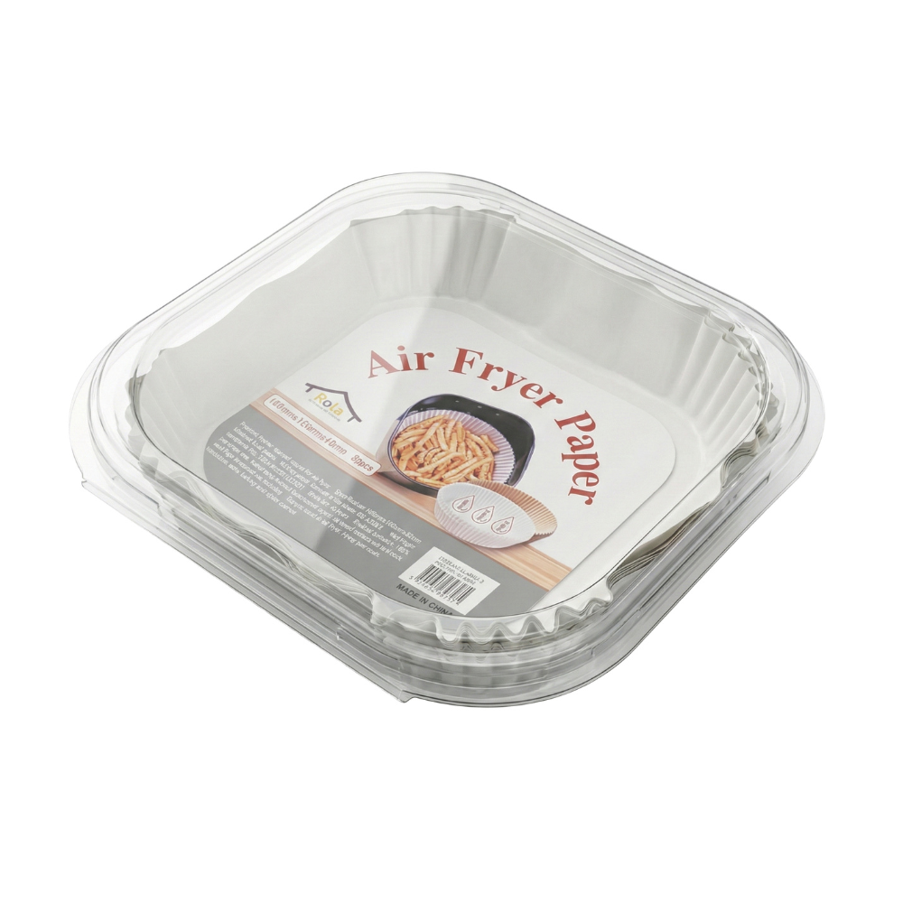 صحون قلاية هوائية ورق مربع – 80 حبة