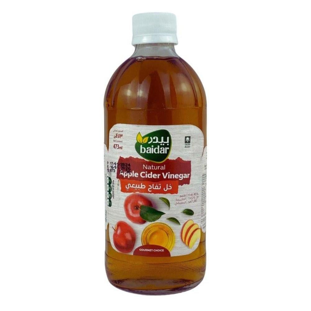 خل تفاح طبيعي من بيدر – 473 مل