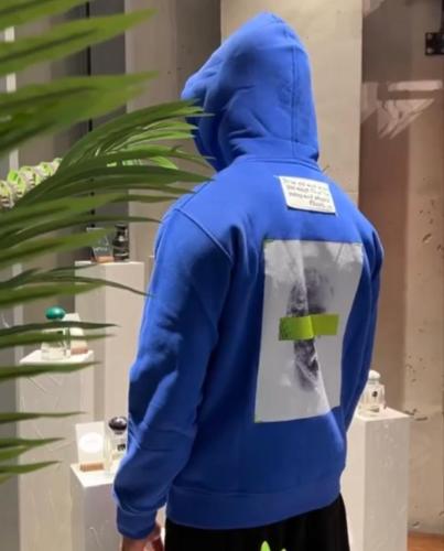 EBRAH HOODIE BLUE