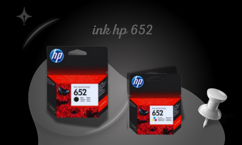 حبر أصلي HP 652 باللون الأسود وثلاثي الألوان