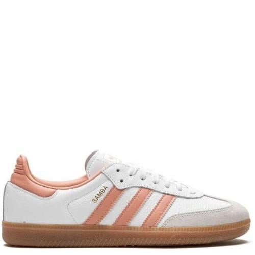 adidas Originals Samba OG Trainers in White and Wo...