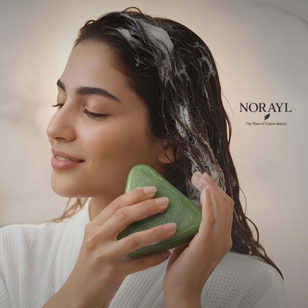 علاج تساقط الشعر في السعودية - صابونة NORAYL الطبيعية