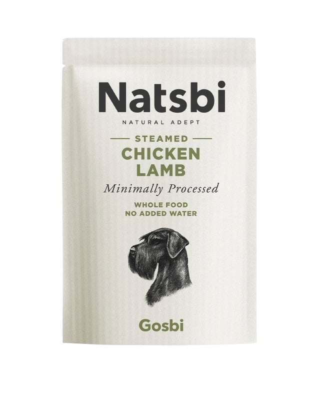 ناتسبى طعام رطب بالدجاج واللحم المطهو على البخار للكلاب- 500 جرام