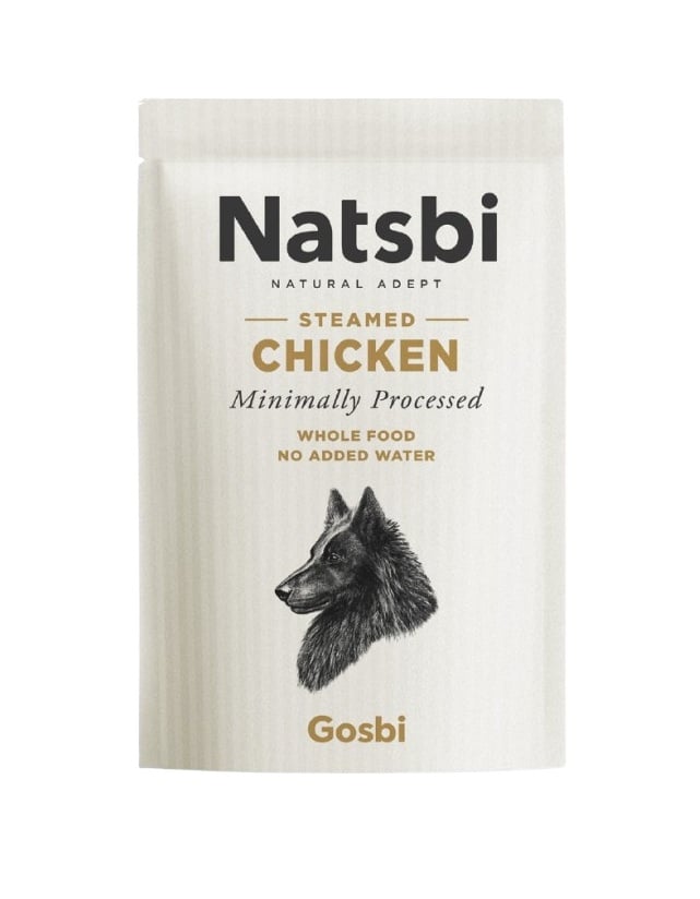 ناتسبى طعام رطب بالدجاج المطهو ​​على البخار للكلاب- 500 جرام
