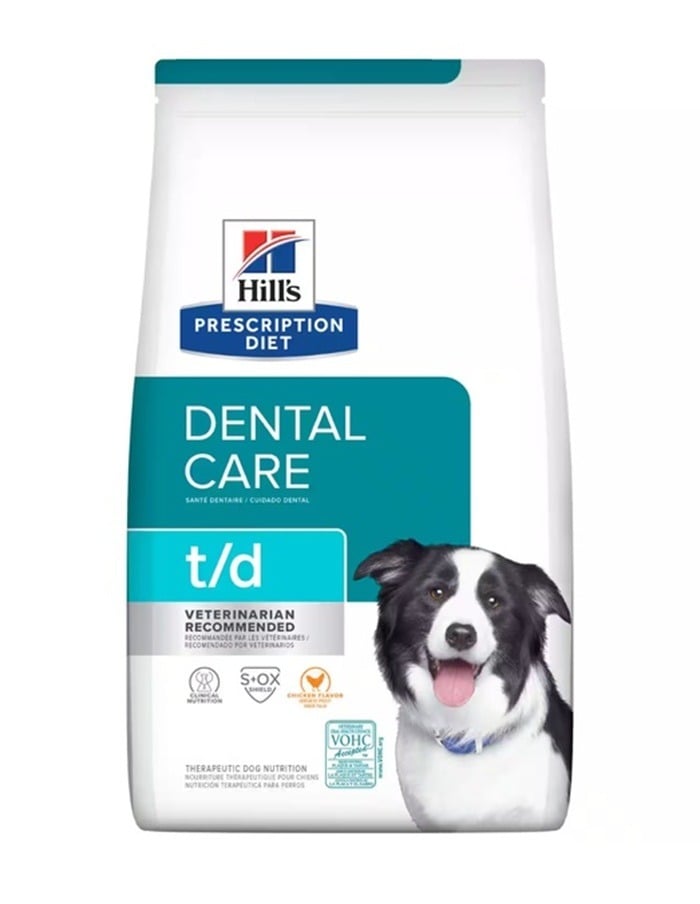 هيلز TD طعام جاف بيطري بالدجاج للعناية بالأسنان للكلاب البالغة- 3 كجم