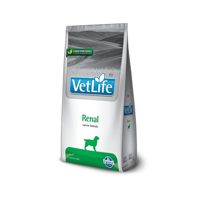 فارمينا فيت لايف طعام جاف بيطري للعناية بالكلى للكلاب - 2 كجم