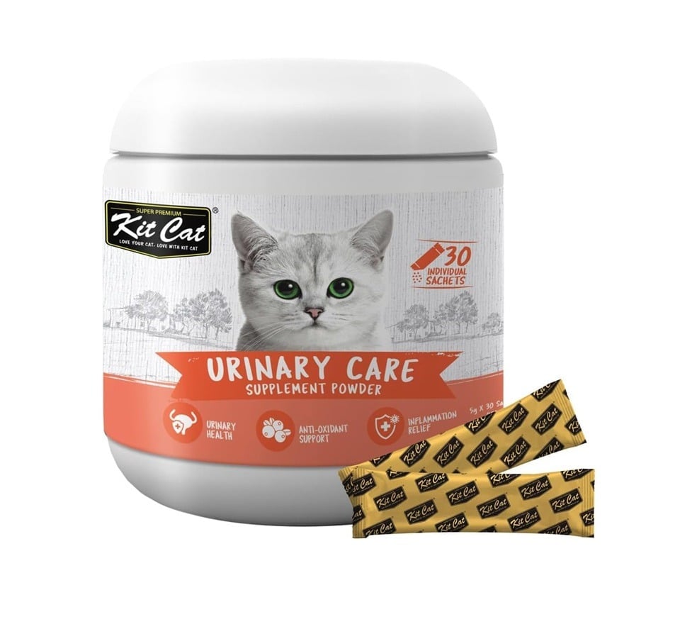 كيت كات بودرة مكمل للعناية بالمسالك البولية للقطط- 30 ظرف*5 جرام