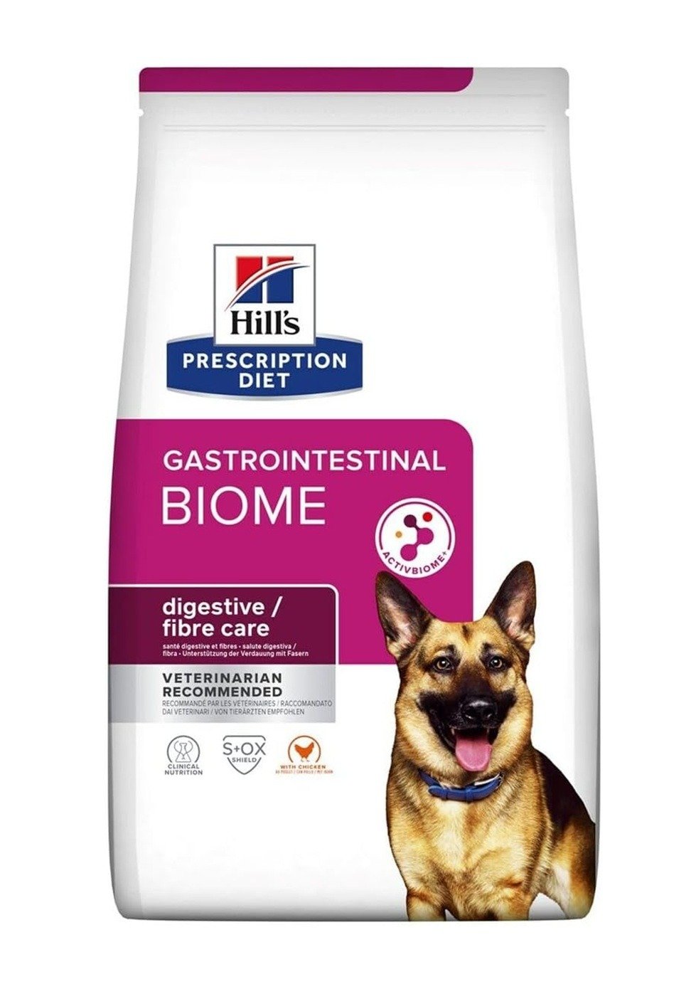 هيلز طعام جاف بيطري بالدجاج لصحة الجهاز الهضمي والأمعاء للكلاب- 1.5 كجم