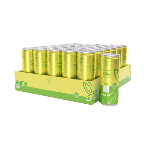 هيلثي كولا مشروب غازي ليمون بالنعناع شرينك 30 حبه