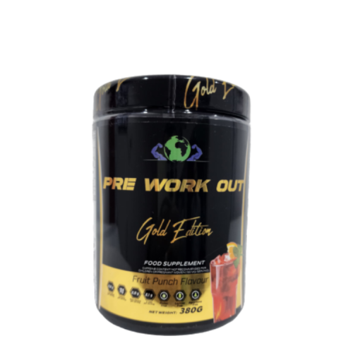 GOLD EDITION -PRE WORK OUT FRUIT PUNCH 38 SERVING