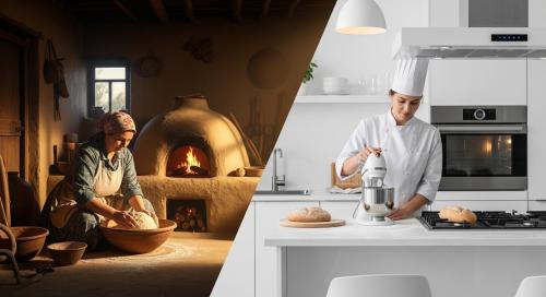 🥖 صناعة الخبز عبر التاريخ – من الطرق التقليدية إلى المعدات الحديثة