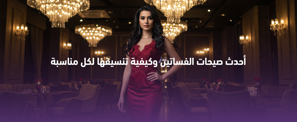 أحدث صيحات الفساتين وطريقة تنسيقها للمناسبات