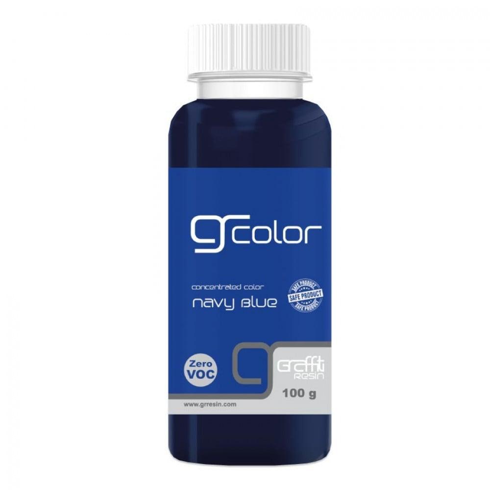 Liquid resin color, blue, 100 grams