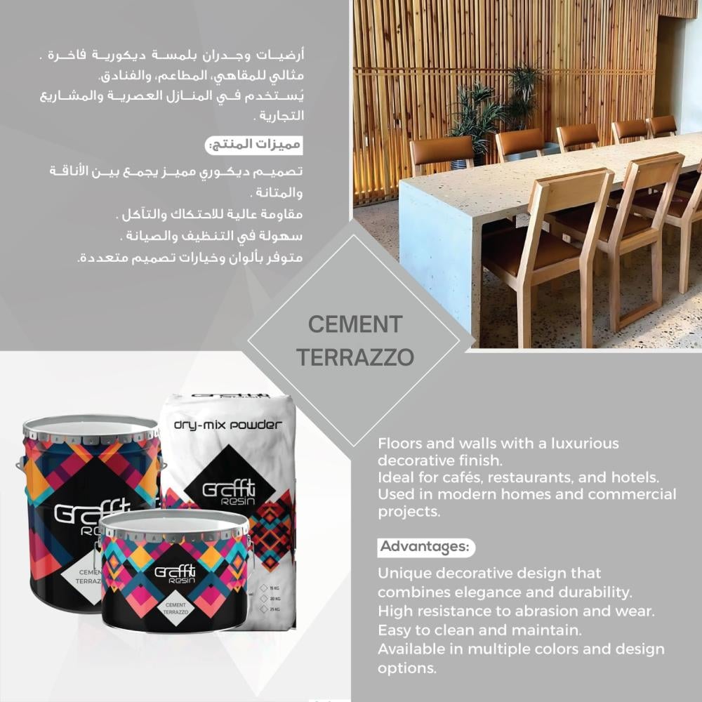 GR–Cementitious Terrazzo MTZ Powder 36 KG