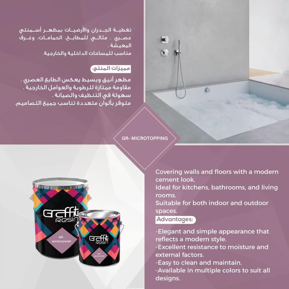 جرافيتي ريزن - Microtopping