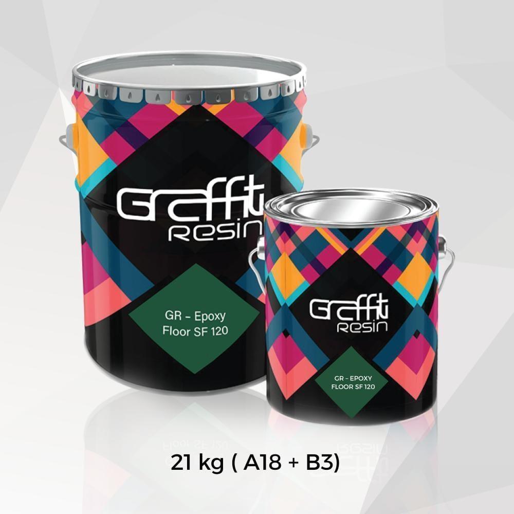 Graffiti Resin - Epoxy Coating (SF120) Solvent Free-Colored