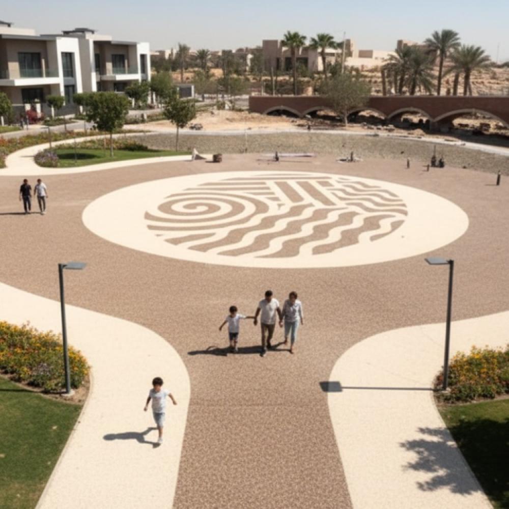 حوّل مساحتك الخارجية إلى تحفة حجرية تجمع بين الجمال والمتانة مع الأرضيات الحجريه من Graffiti Resin