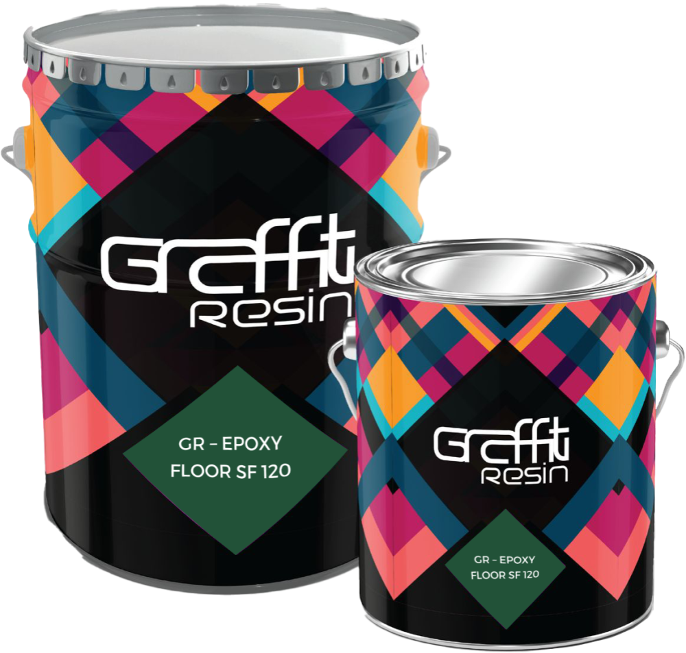 Graffiti Resin - Epoxy Coating (SF120) Solvent Free-Colored