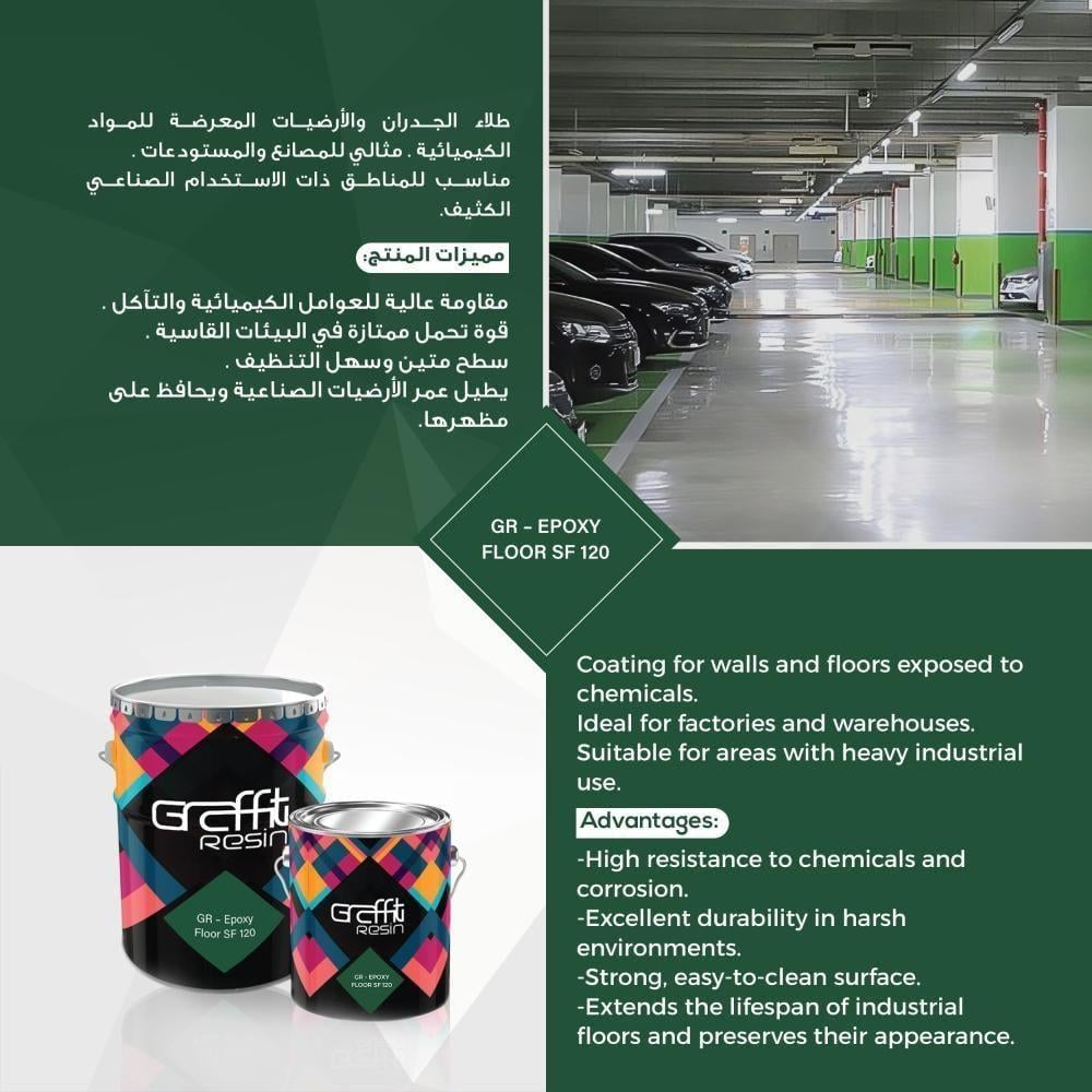Graffiti Resin - Epoxy Coating (SF120) Solvent Free-Colored